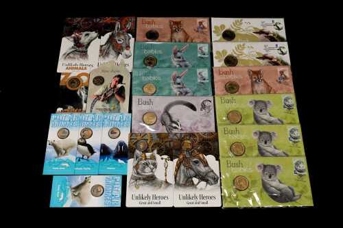Group of assorted collectable coins and PNCs