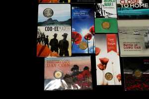 Group of assorted remembrance collectable coins and PNCs - 4