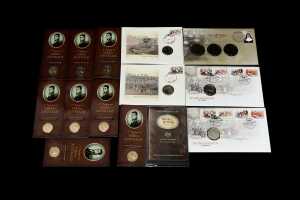 Group of assorted collectable coins and PNCs