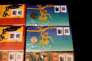 Group of assorted Lunar New Year collectable coins and PNCs - 3