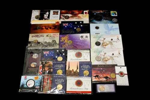 Group of assorted collectable coins and PNCs