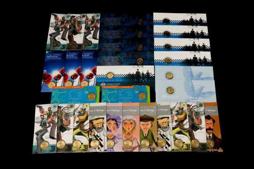 Group of assorted collectable coins