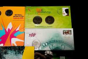 Group of assorted sporting themed collectable coins - 3