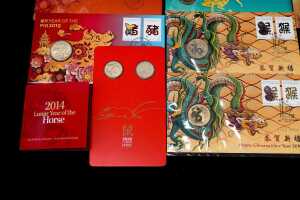 Group of assorted Lunar New Year collectable coins and PNCs - 4