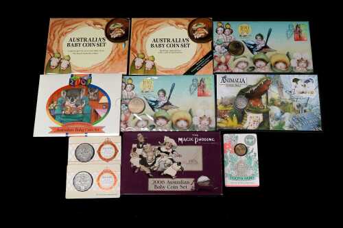 Group of assorted collectable coins and PNCs