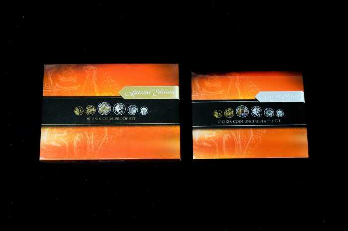 Two 2012 Six Coin sets