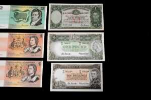 Decimal and pre-decimal banknotes - 2