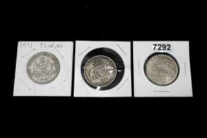 Three Australian Florins