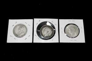 Three Australian Florins - 2