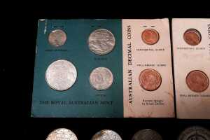 A group of Australian decimal coins and one crown - 2