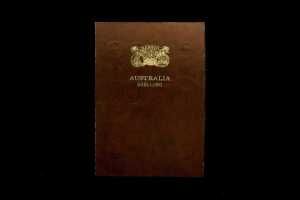A Dansco album of Shillings, pre-decimal Australian coins