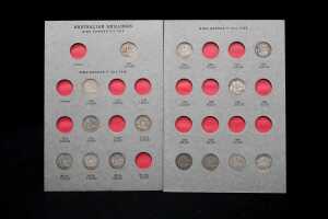 A Dansco album of Shillings, pre-decimal Australian coins - 2