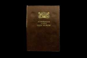 A Dansco album of Florins, pre-decimal Australian coins