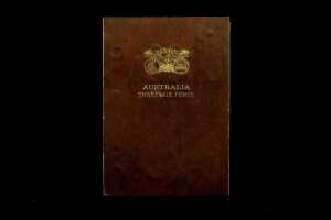 A Dansco coin album of threepences and sixpences, pre-decimal Australian coins