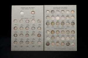A Dansco coin album of threepences and sixpences, pre-decimal Australian coins - 3