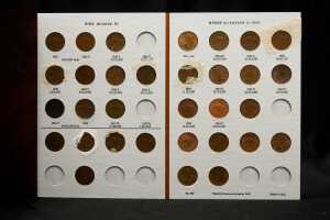 Half penny and penny Dansco coin albums - 3