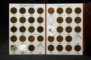 Half penny and penny Dansco coin albums - 4