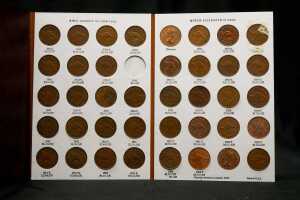 Half penny and penny Dansco coin albums - 5