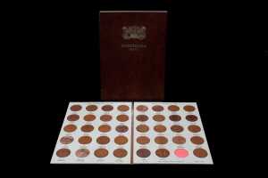 Dansco Penny album including 1925 and 1946. pre-decimal Australian coins