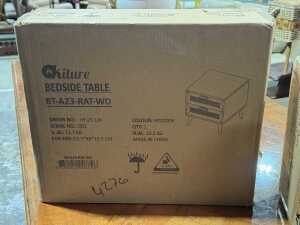 Three Ikiture flat-pack bedside tables - 4