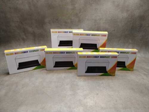 Six Elim Assembly Display Cases, new and sealed
