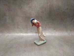 Four Royal Doulton porcelain figures, including Miss Demure - 3