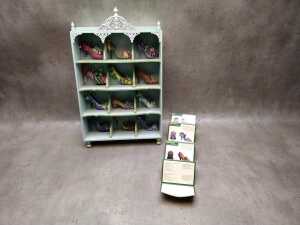 Willow Hall Flowers of the Month stand and shoe ornaments
