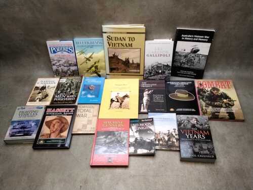 Australian Military reference books, including The Sweet Lord Project