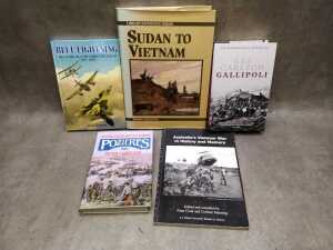 Australian Military reference books, including The Sweet Lord Project - 2