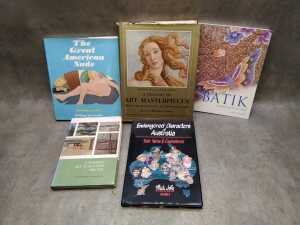 Art reference books, including A Treasury of Art Masterpieces - 2