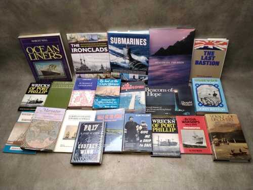 Maritime History reference books, including Give Me a Ship To Sail