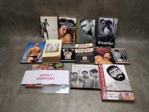 Group of adult erotica art books, including Blue Books Beach Boys