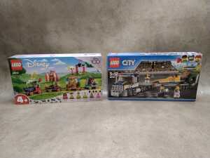 Two sealed LEGO sets, including Disney