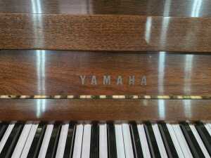 Yamaha upright piano with stool - 2