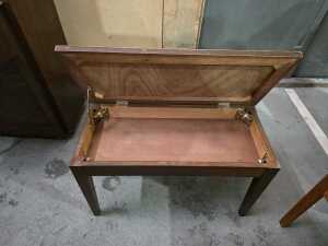 Yamaha upright piano with stool - 6