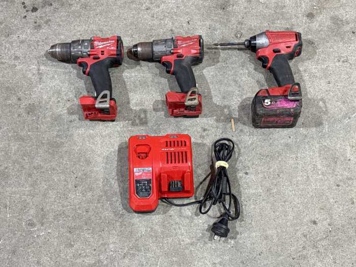 Milwaukee M18 cordless power tool set
