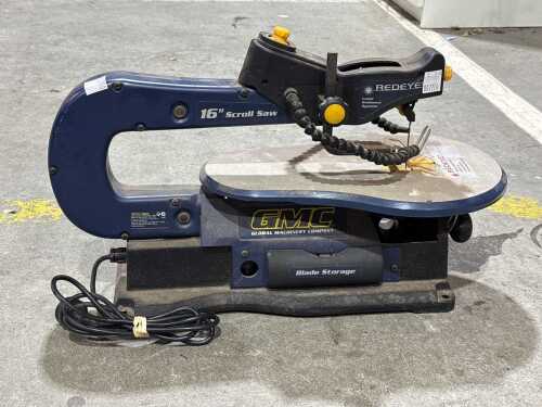 Redeye laser guided scroll saw