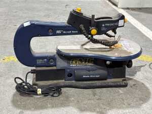Redeye laser guided scroll saw