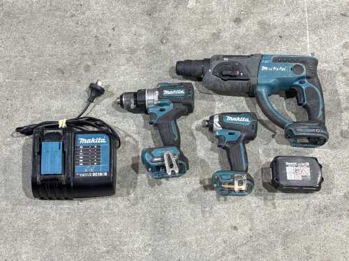 Makita cordless power tool set