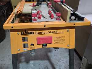Triton RSA300 stand and RTA300 router table - 2