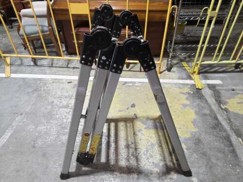 Folding multi-purpose aluminium ladder