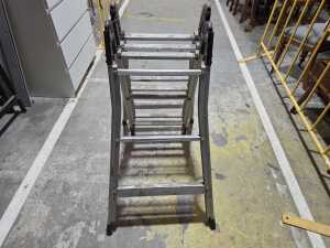 Folding multi-purpose aluminium ladder - 2
