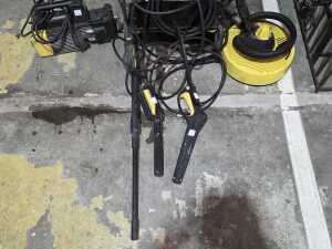 Three pressure washers with K&auml;rcher accessories - 3