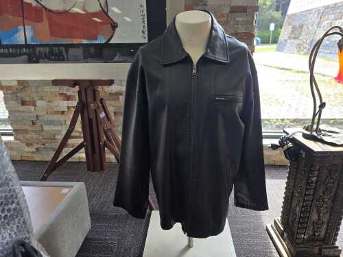 Parfait black leather jacket - Size S