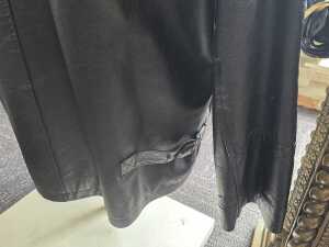 Matinee black leather jacket - 3