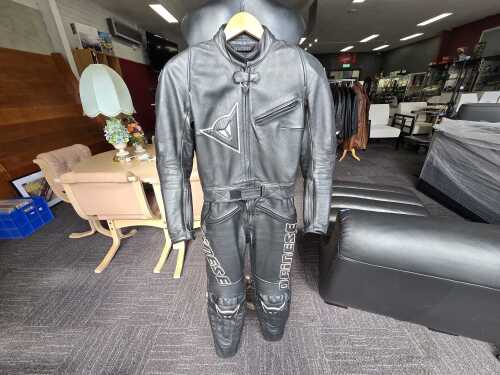 Dainese two-piece leather motorcycle suit