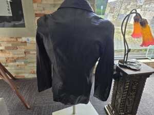 Valina black leather jacket - 2