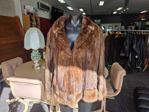 Stephen Dattner brown fur jacket