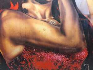 Tina Turner 'Rock Dreams' poster mounted on masonite - 3