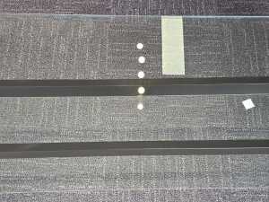 Contemporary glass console table - 2